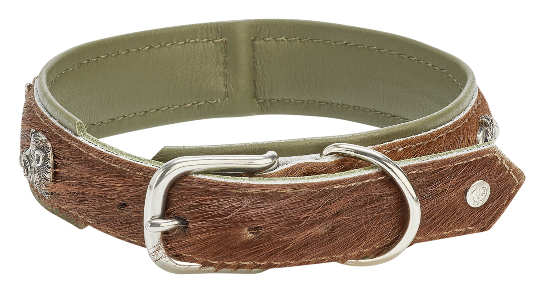 Halsband Bavaria braun-gn M