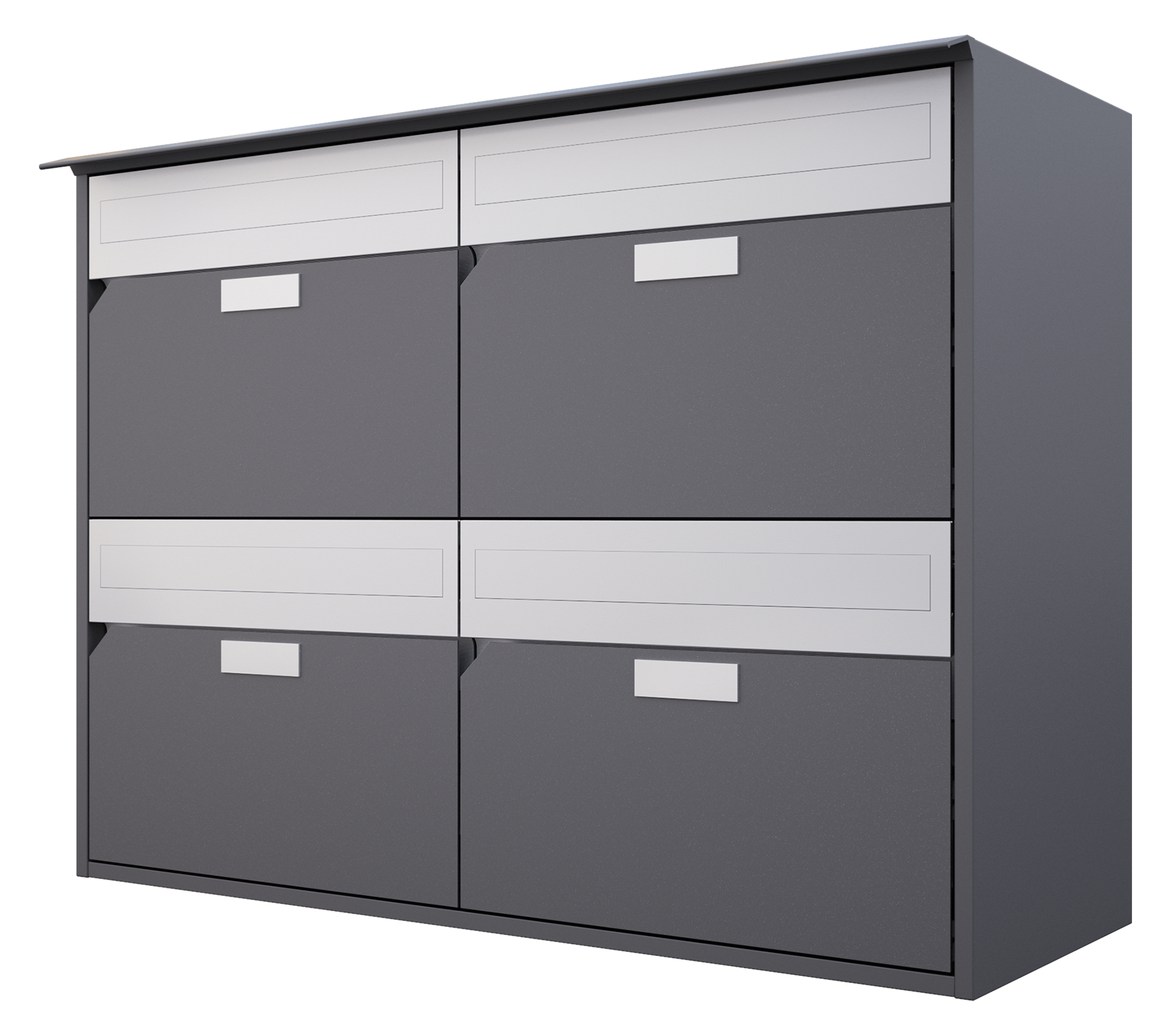 Briefkasten Alu 400 2X2,SG,FF Briefkasten Alu 400 2X2,SG,FF