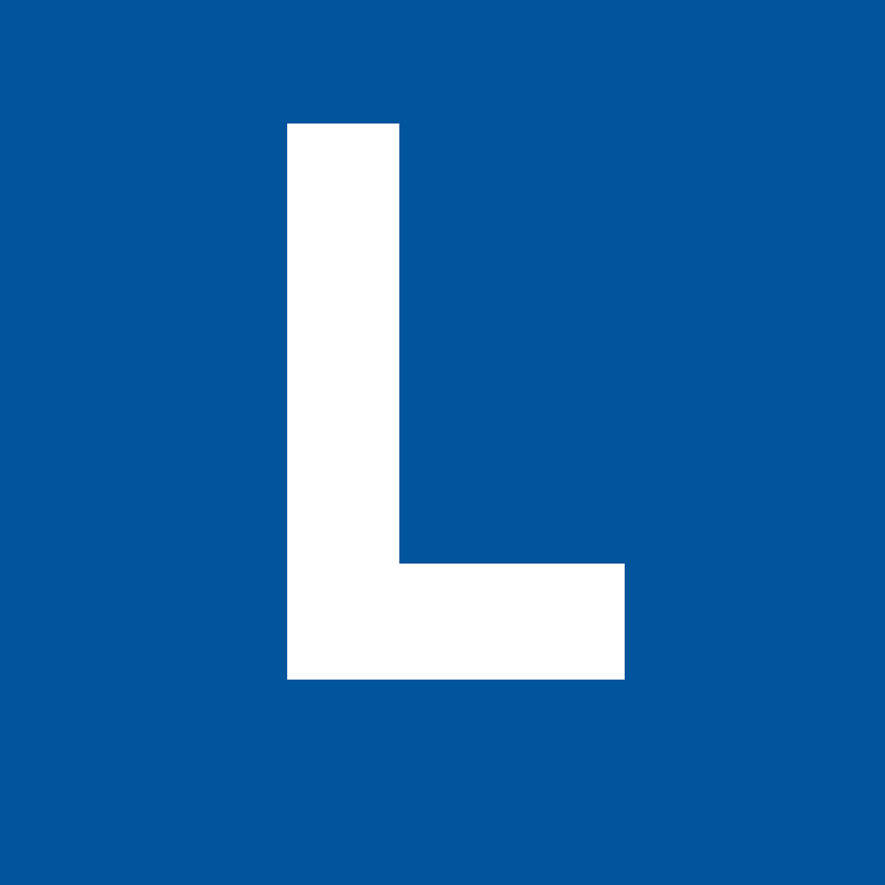 L-Schild Auto magnetisch