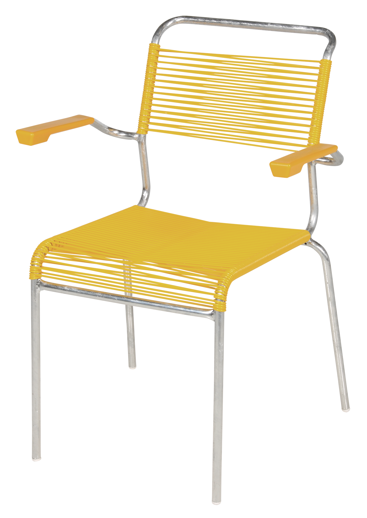 Sessel Spagh. m.Arml. gelb