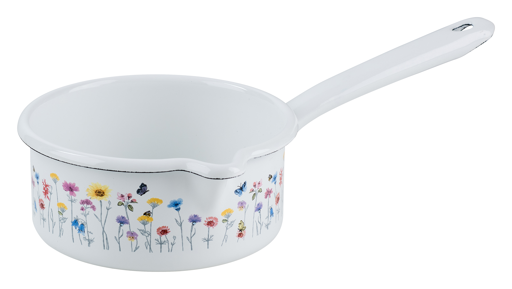 Stielkasserolle Flora ø14