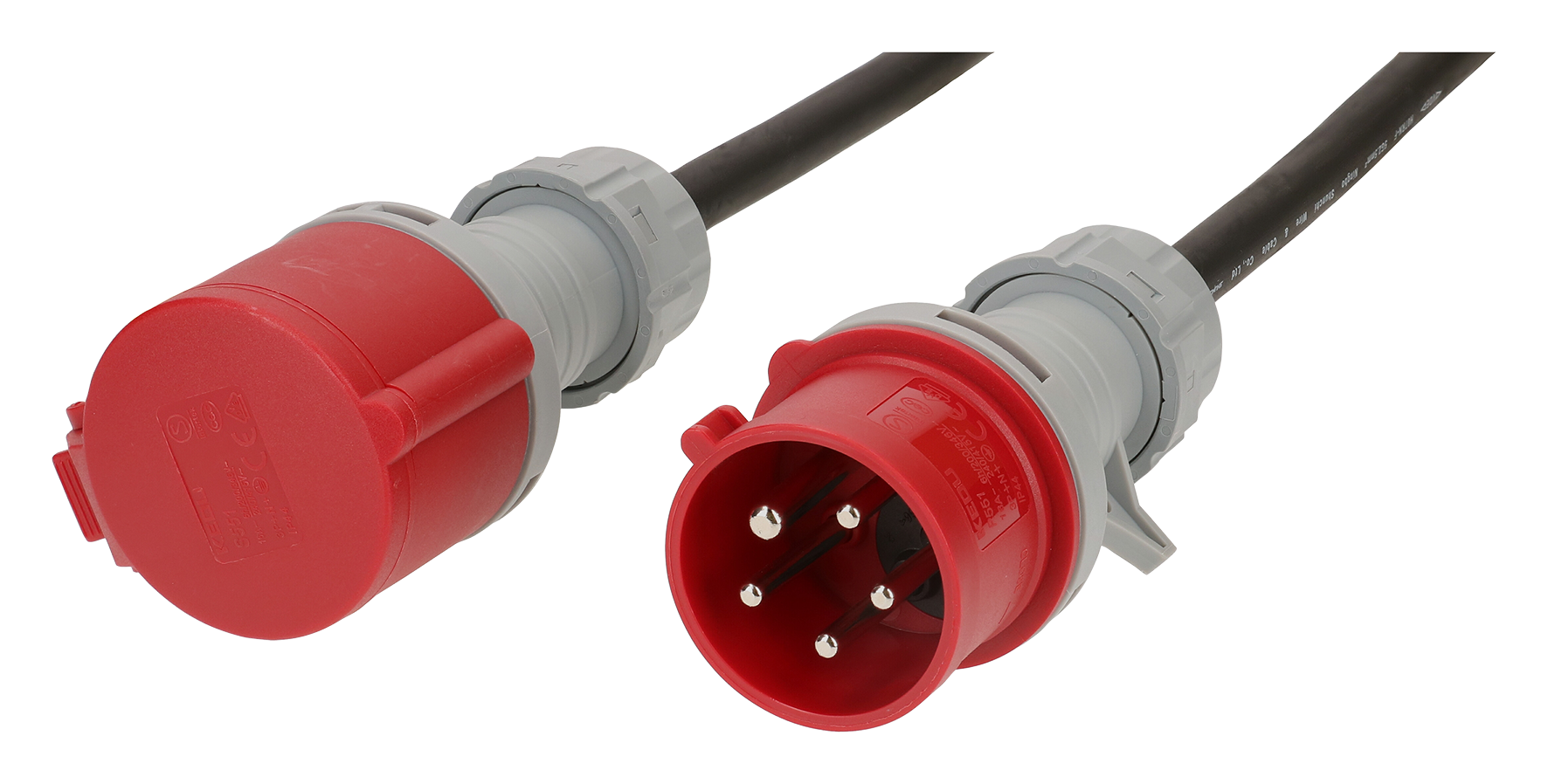 Ver.kabelCEE5P 16A 400V 10m sw