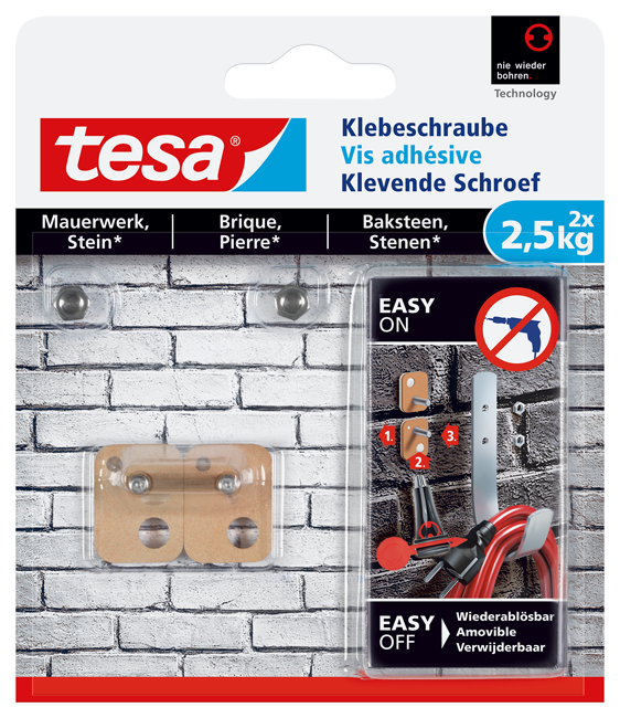 Klebeschraube M&S 2.5kg 4eckig