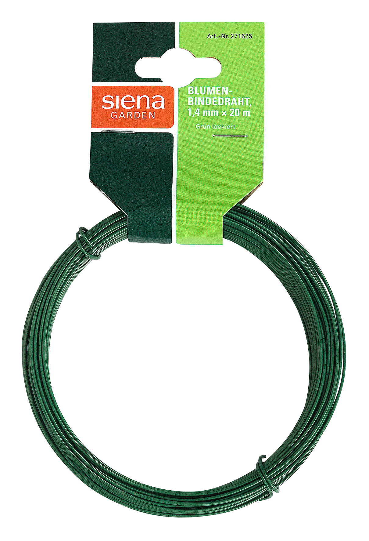 Blumendraht grün 20 m ø 1.4 mm
