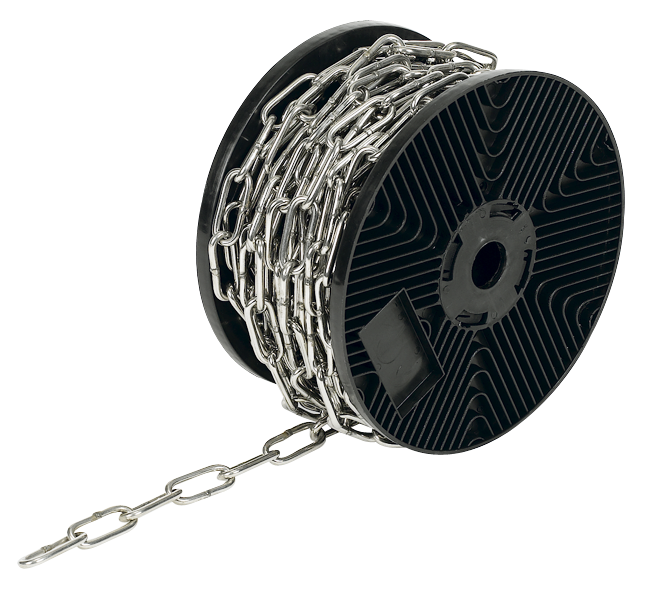 Stahlkette C ø3mm 26x12mm Stahlkette C ø3mm 26x12mm