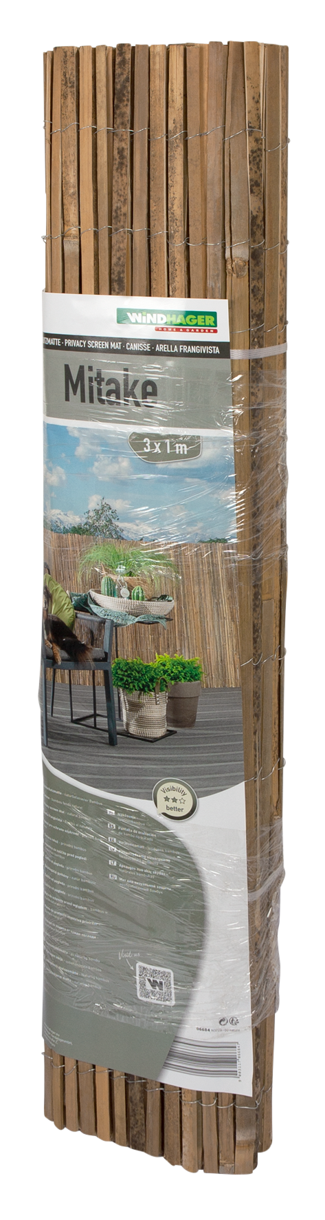 Bambusmatte Beach 100x300cm