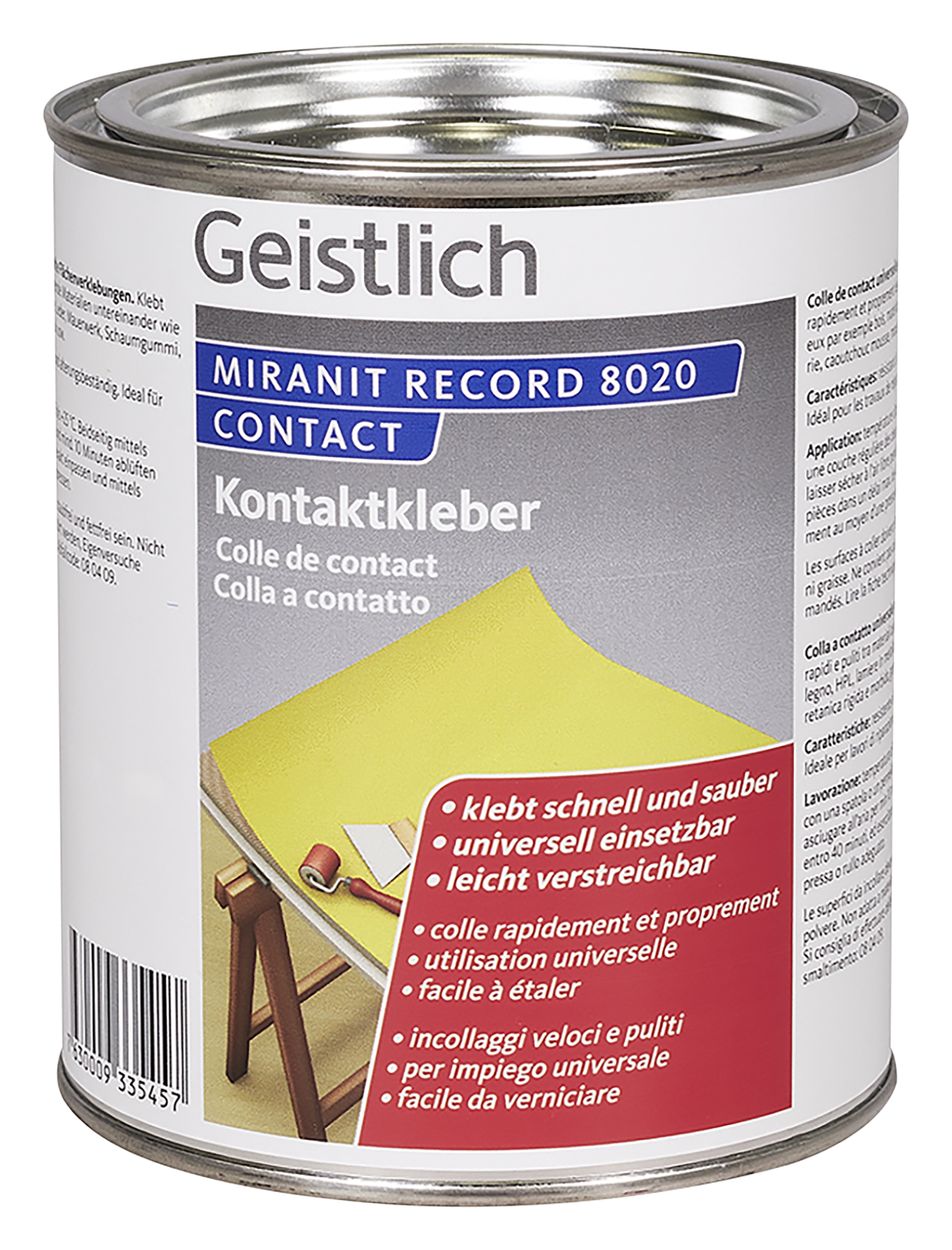 Kontaktklebermiranit 8020 650g Kontaktklebermiranit 8020 650g