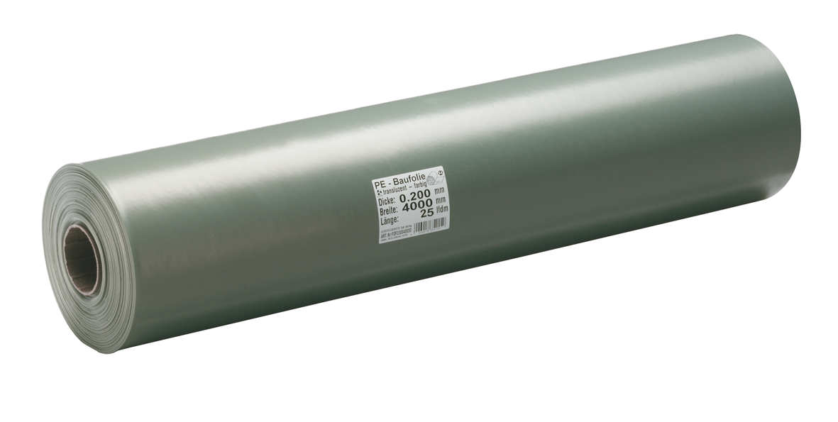PE-Folie transl. 4x25m 0.20 mm