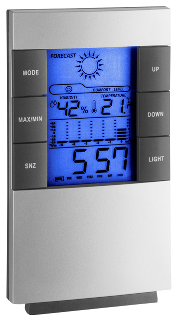 Wetterstation elekt. silber Wetterstation elekt. silber