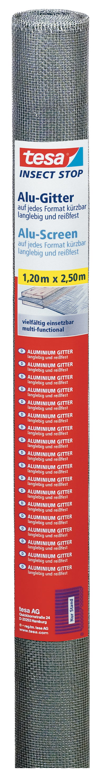 Aluminiumgitter 1.2x2.5