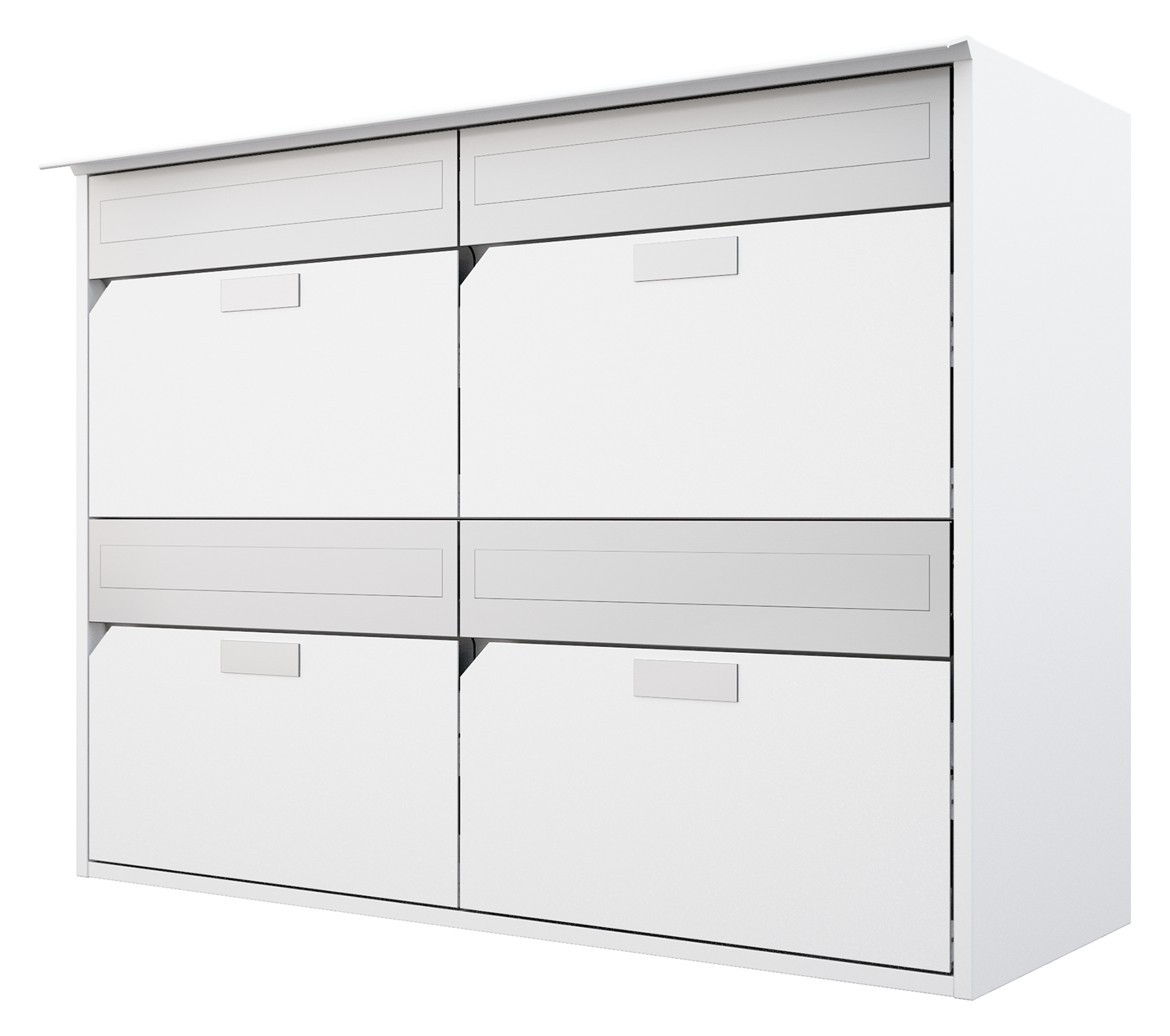 Briefkasten Alu 400 2X2,RW,FF Briefkasten Alu 400 2X2,RW,FF