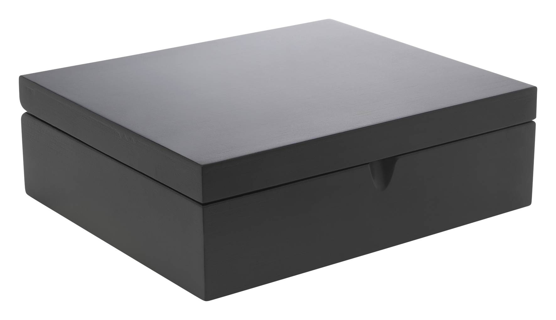 Teebox schwarz 6 Fächer