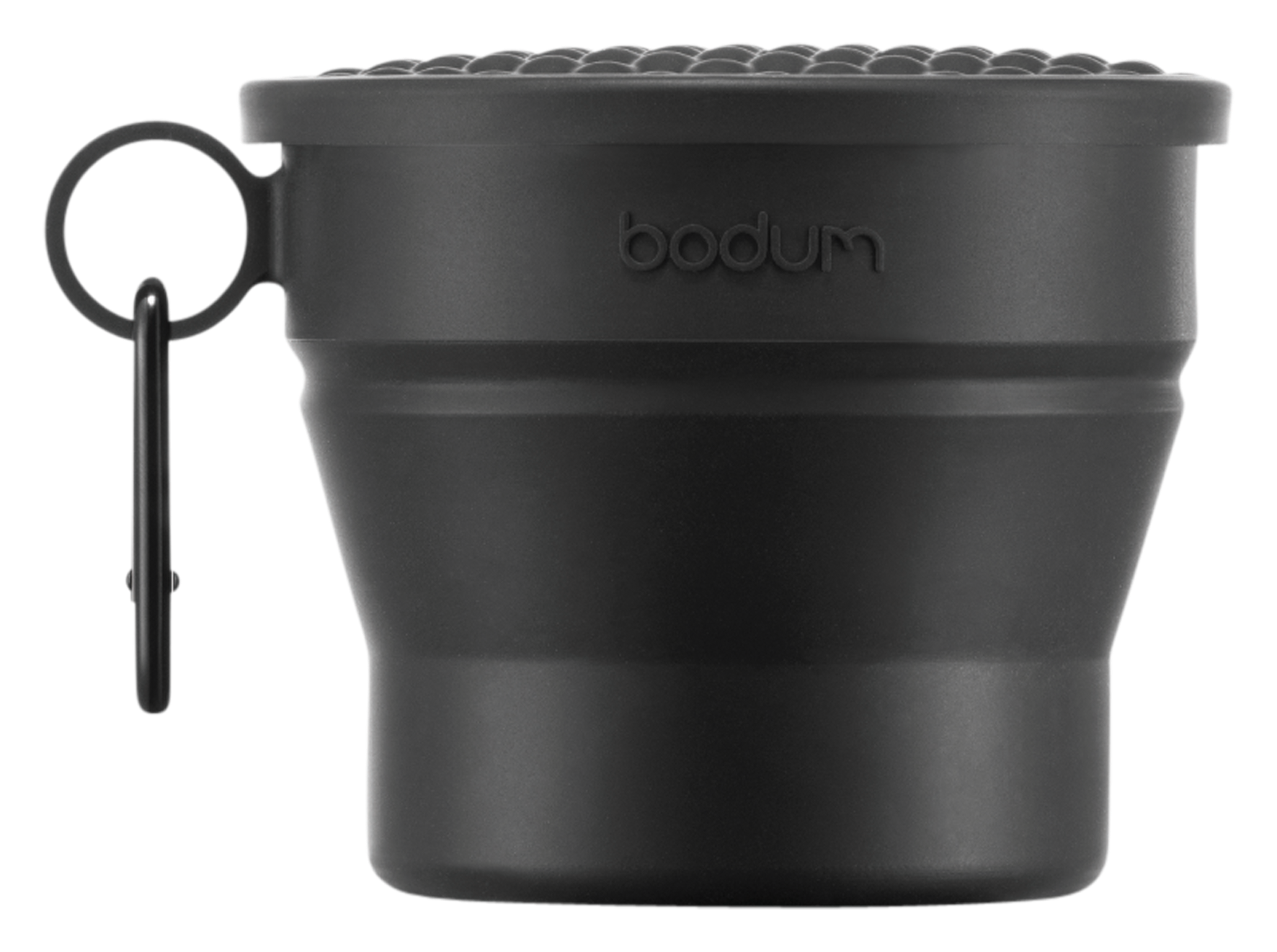 Becher faltbar schwarz 0.3 l