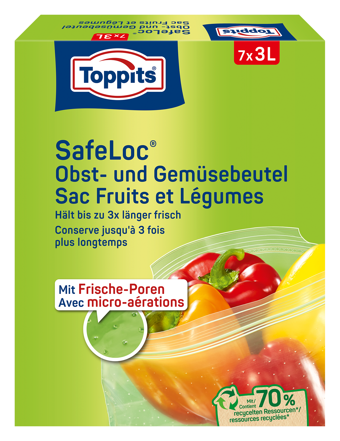 Obst und Gemüsebeutel 3l