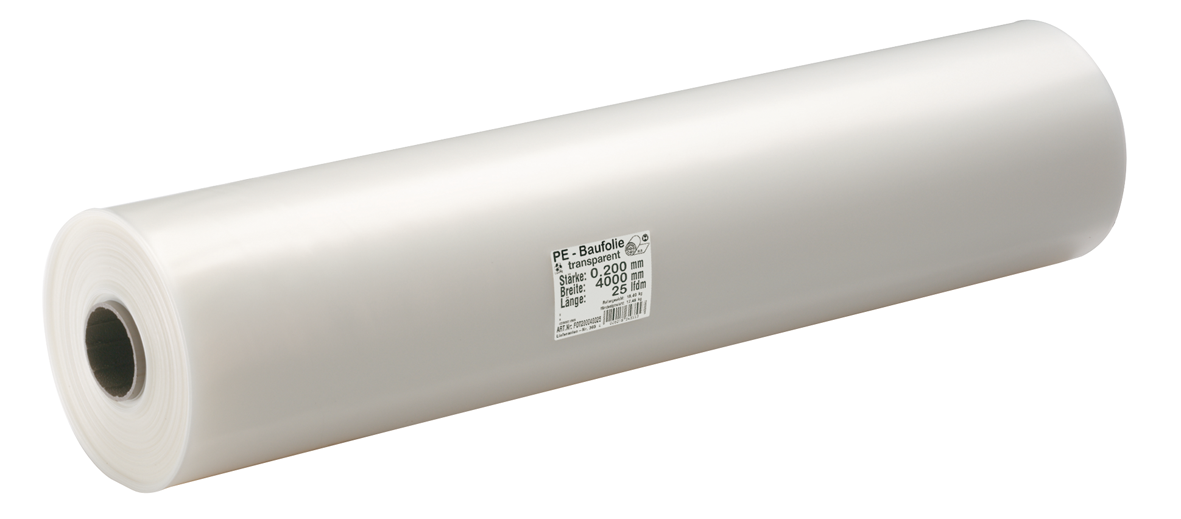 PE-Folie transp. 2x25m 0.15 mm