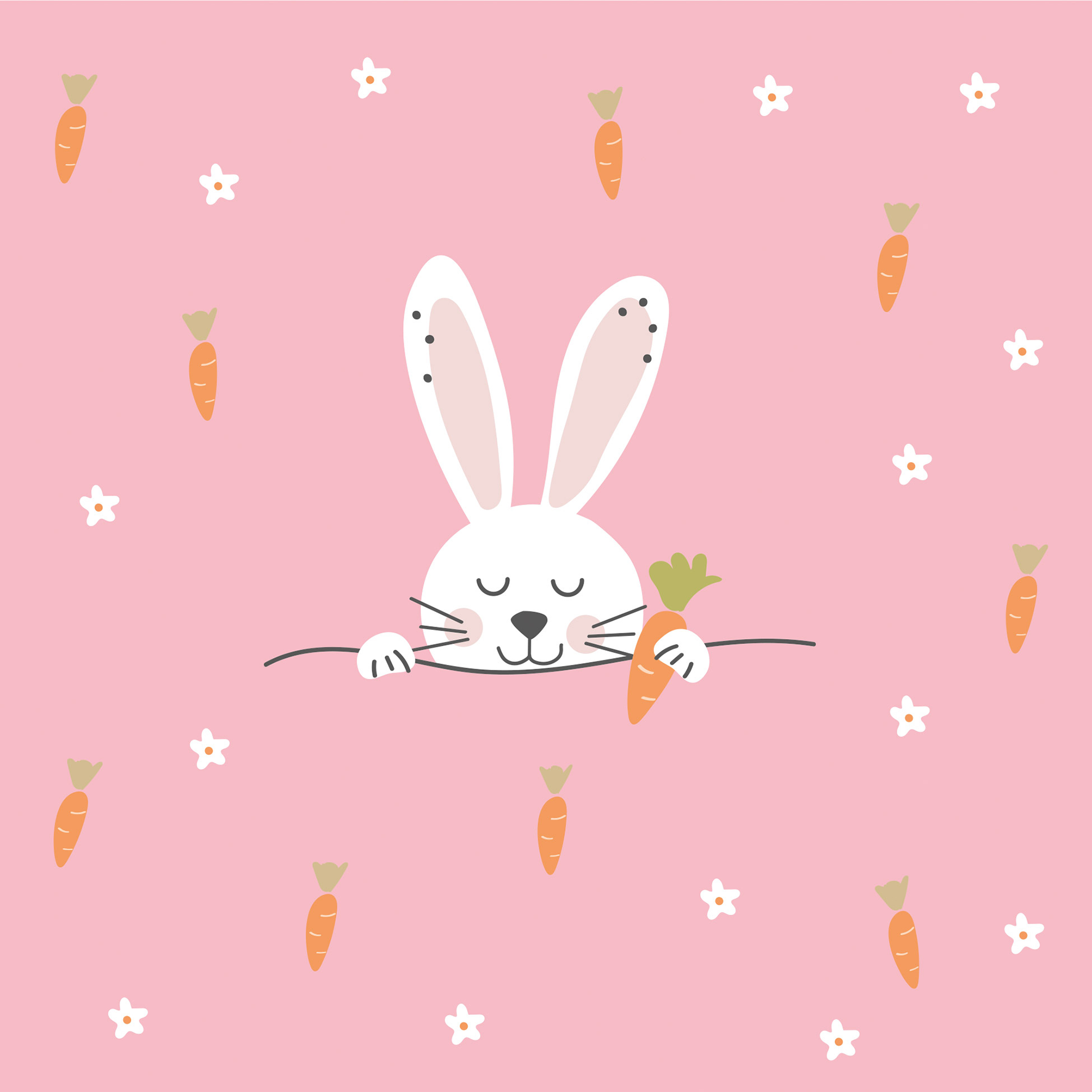 Serv. Easter Carrots 33x33 cm Serv. Easter Carrots 33x33 cm