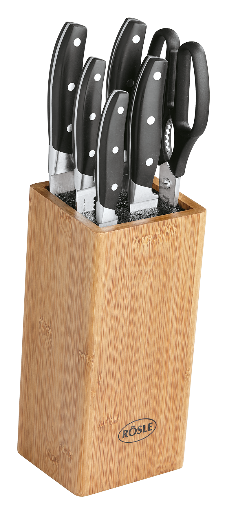 Messerblock mit Schere 7-tlg.