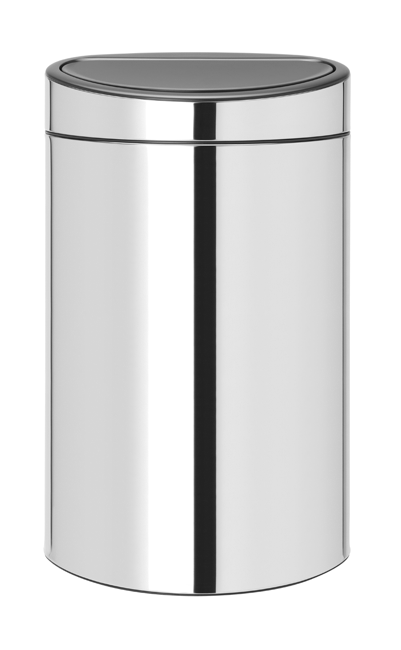 Abfallbeh.Touch bril.steel 40l Abfallbeh.Touch bril.steel 40l