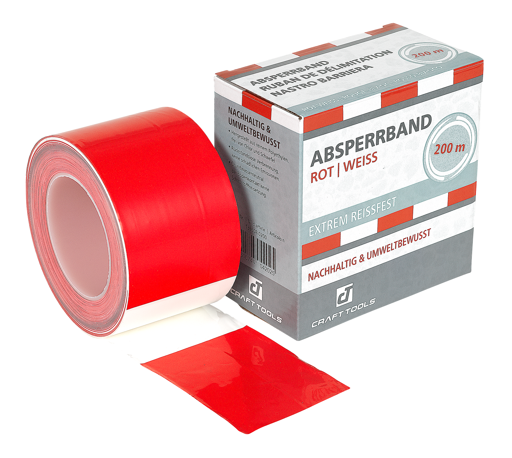 Absperrband PE nach 200 rt/ws