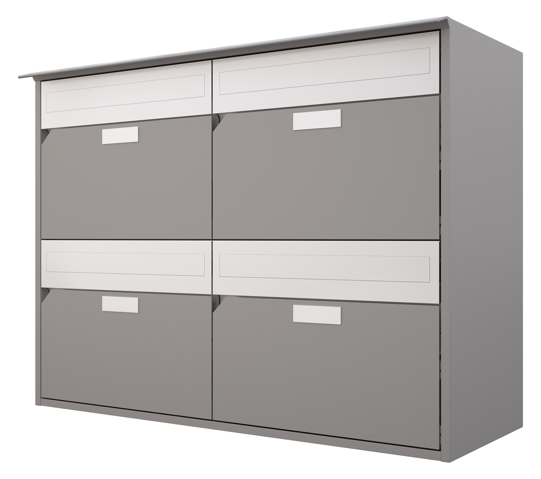 Briefkasten Alu 400 2X2,GA,FF Briefkasten Alu 400 2X2,GA,FF