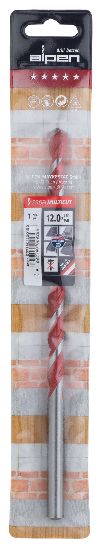 Bohrer Profi Multicut 12.0x220