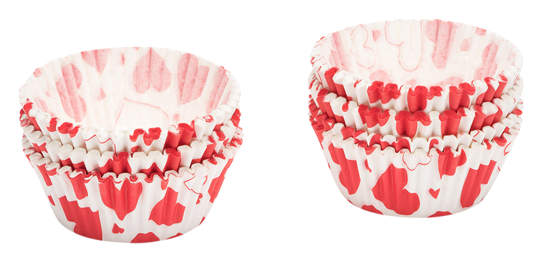 Papierförmchen Herzen ø 5 cm