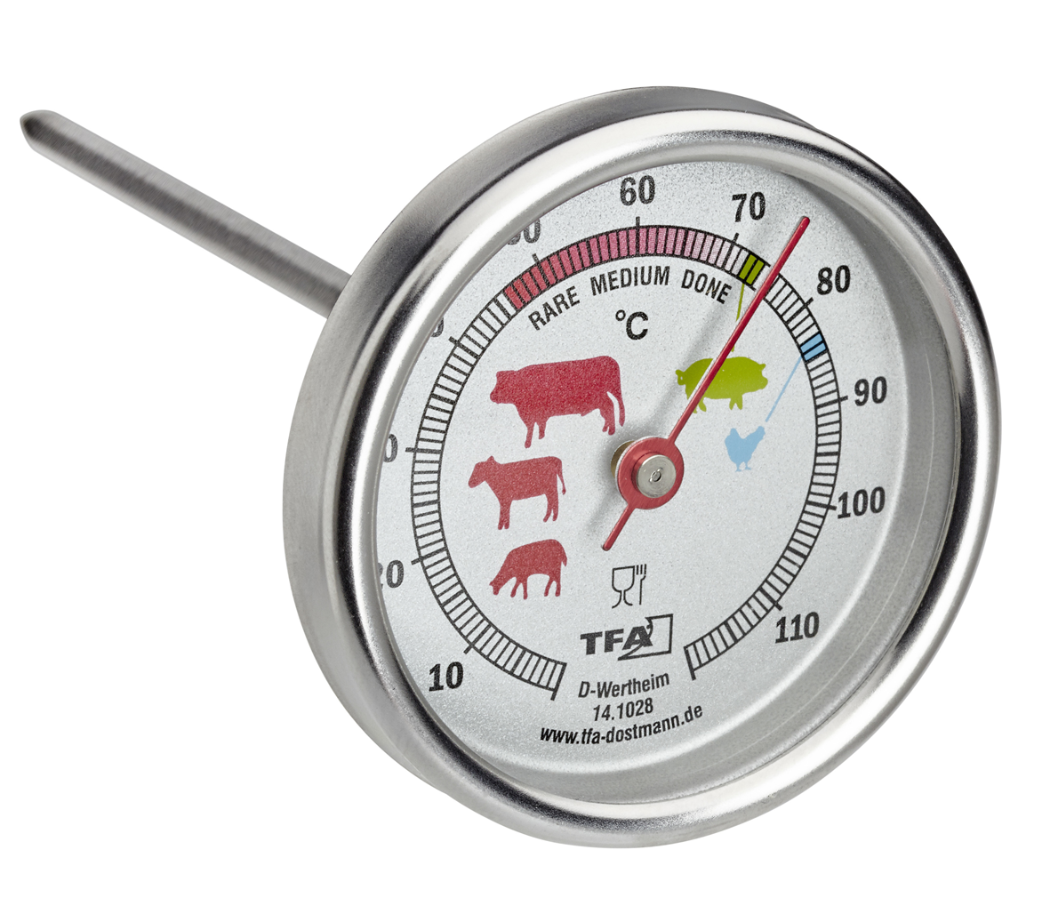 Bratenthermometer Inox