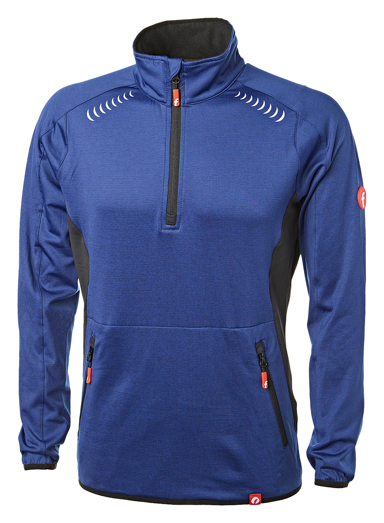 Tech-Fleecepullover kbl/sw S