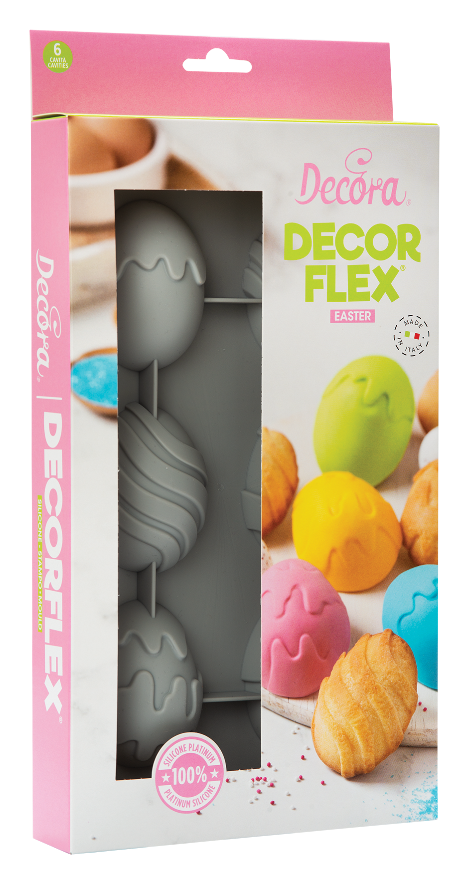 Silikonbackform 6er Ostern
