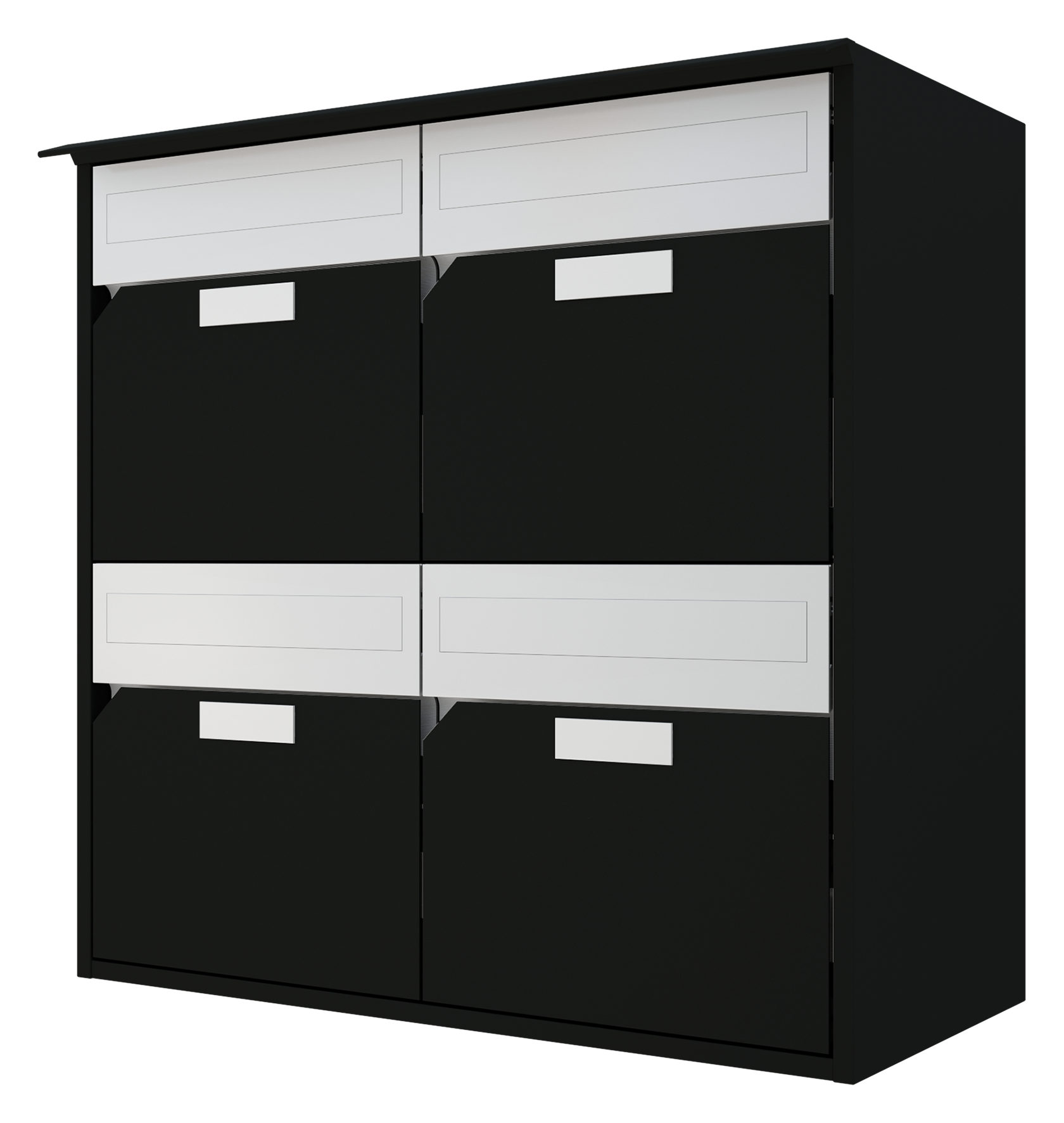 Briefkasten Alu 300 2X2,SW,FF Briefkasten Alu 300 2X2,SW,FF