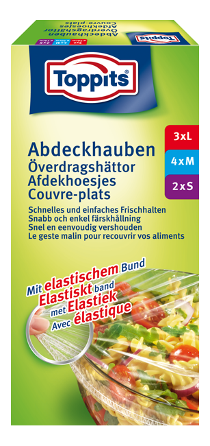 Abdeckhauben assortiert 9Stück