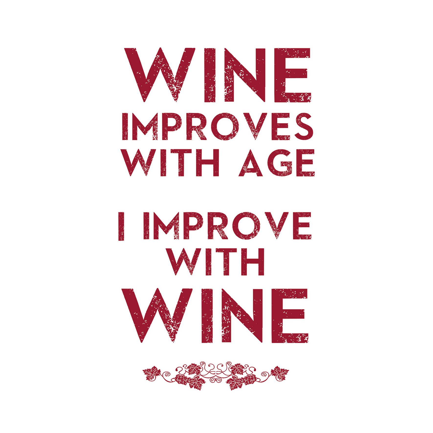 Servietten Wine Improves Servietten Wine Improves