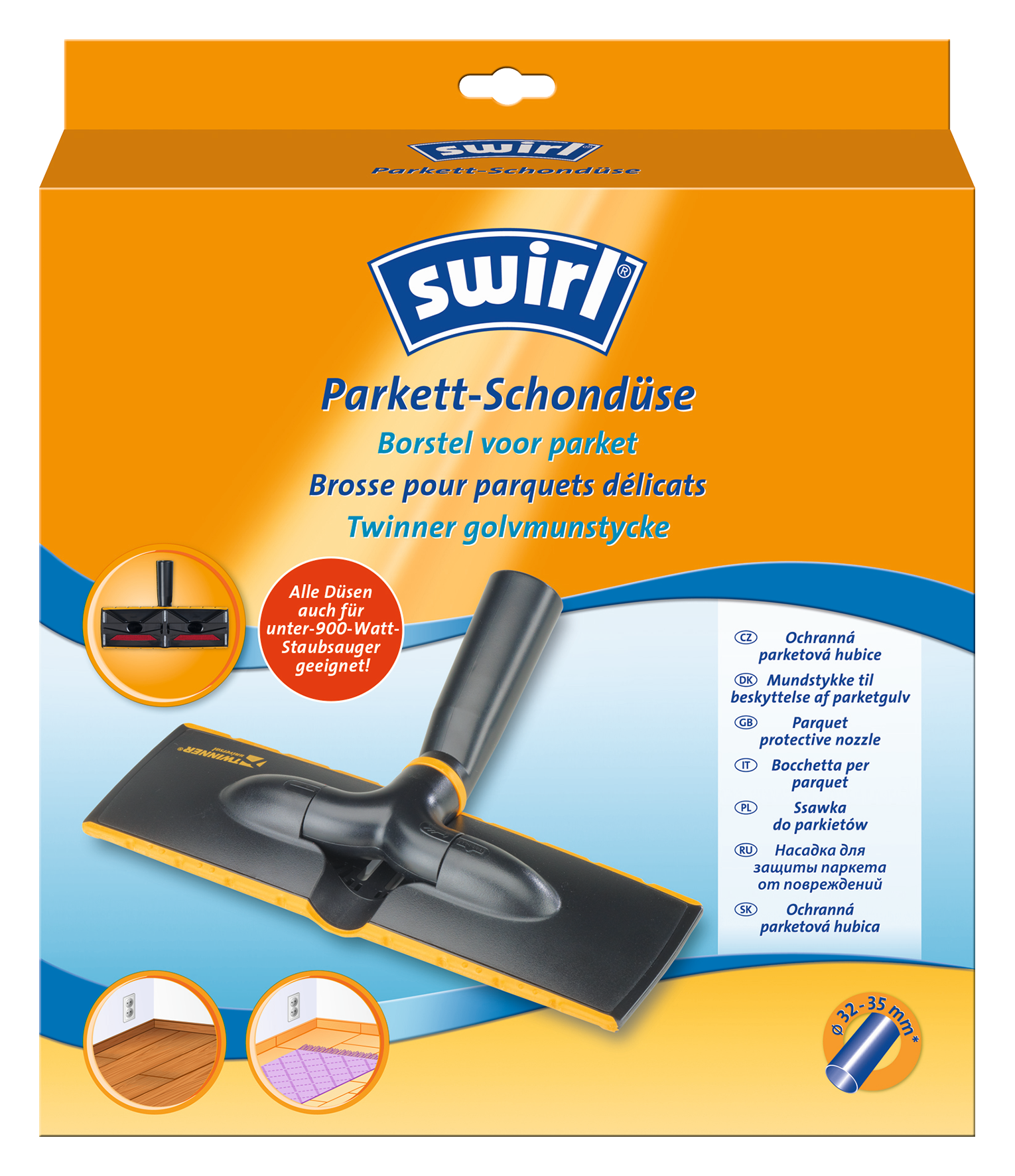 Laminat und Parkettbodendüse