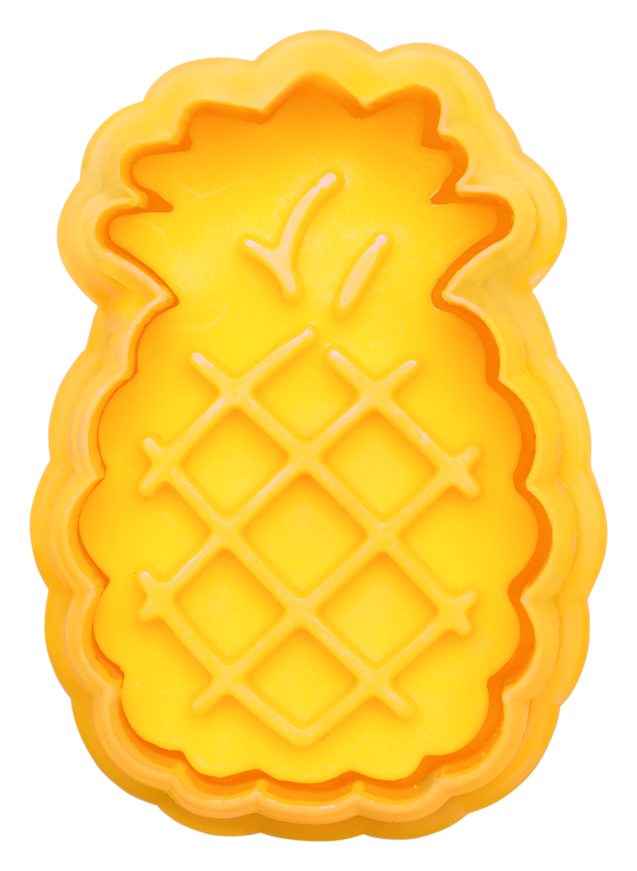 Ausstecher Ananas 5 cm gelb