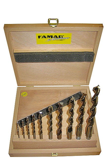 Holzspiralbohrersatz HSS-G 10t