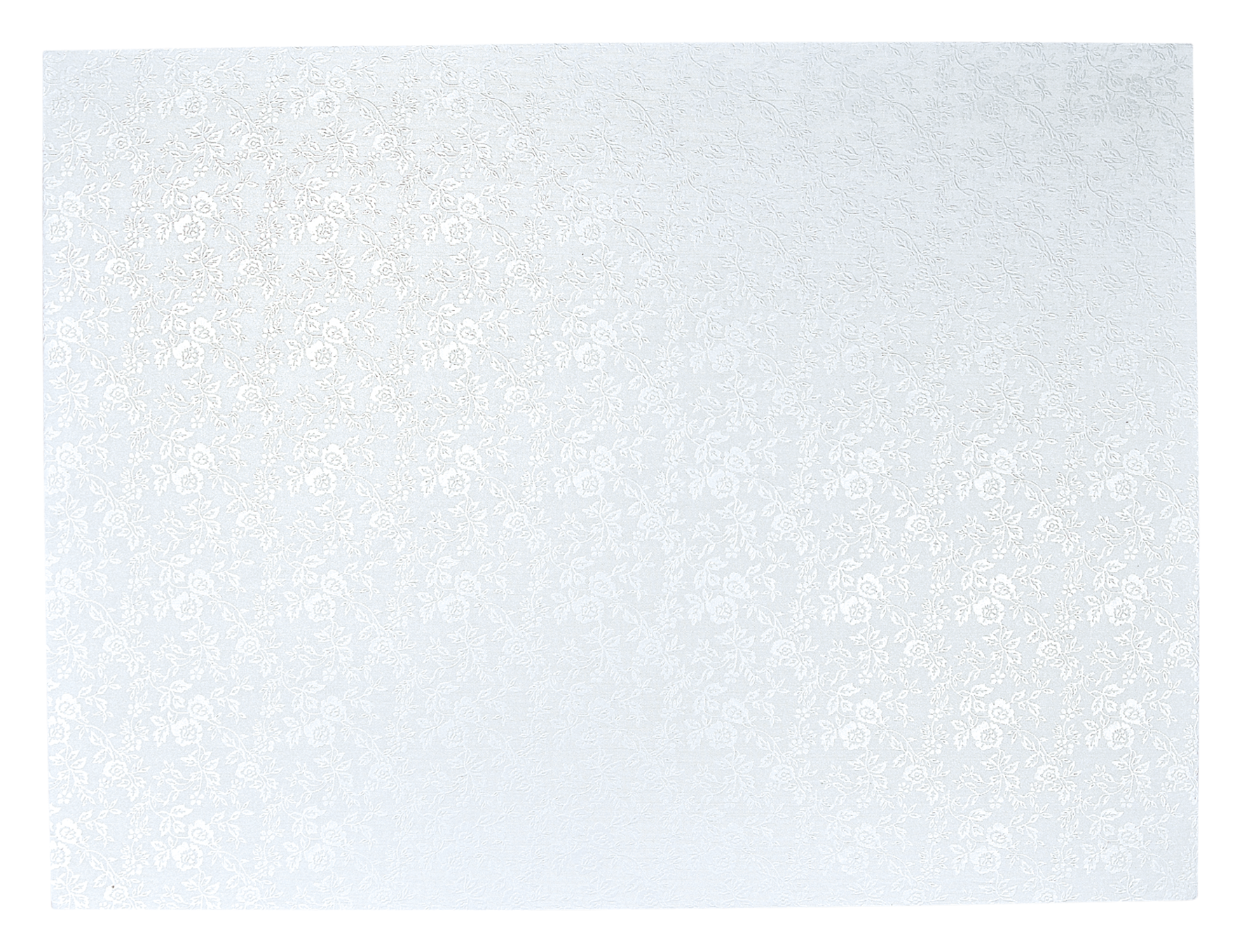 Kuchenplatte 40x30 cm weiss