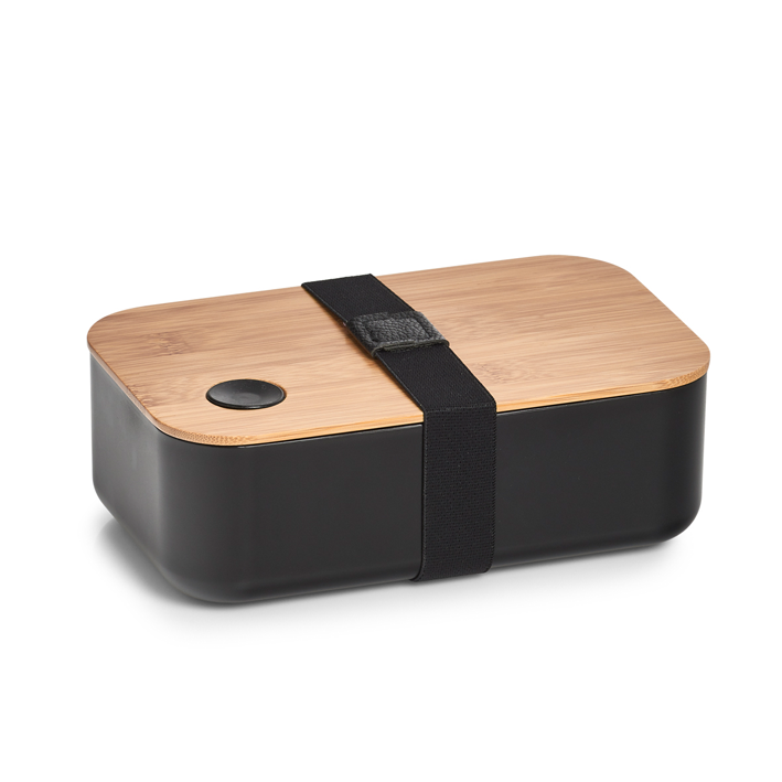 Lunchbox schwarz Bamboo
