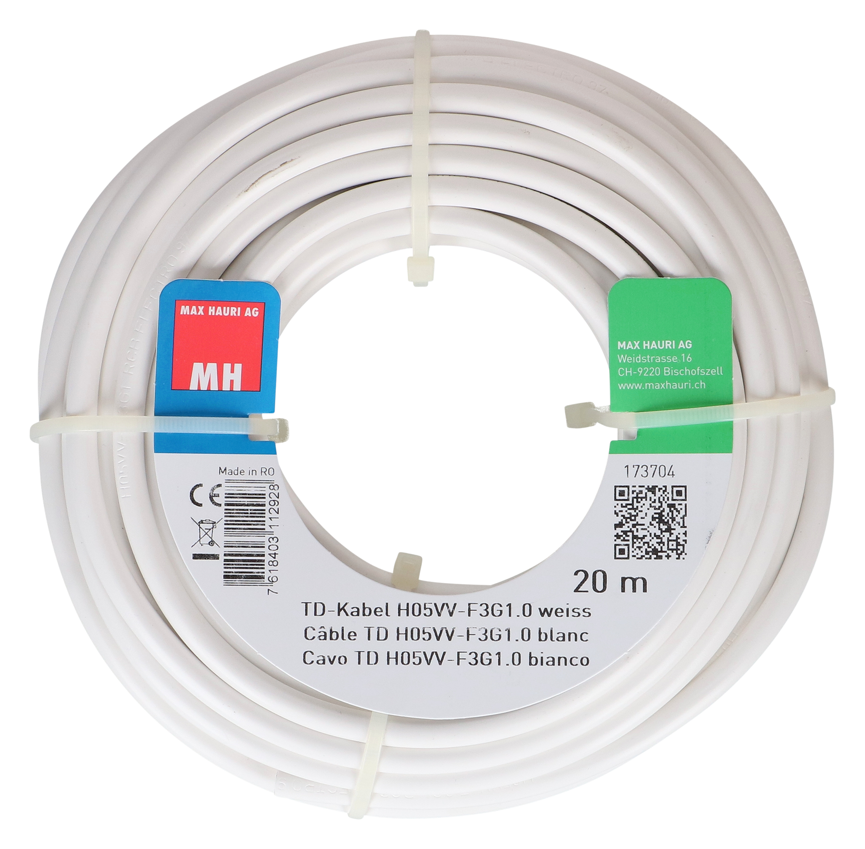 Kabel TD 3x1.0 mm² 20 m ws Kabel TD 3x1.0 mm² 20 m ws