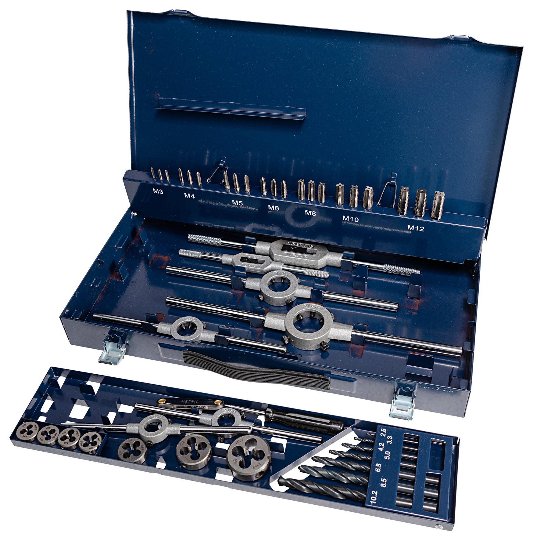 Gewindebohrersatz M3-M12 42tlg Gewindebohrersatz M3-M12 42tlg