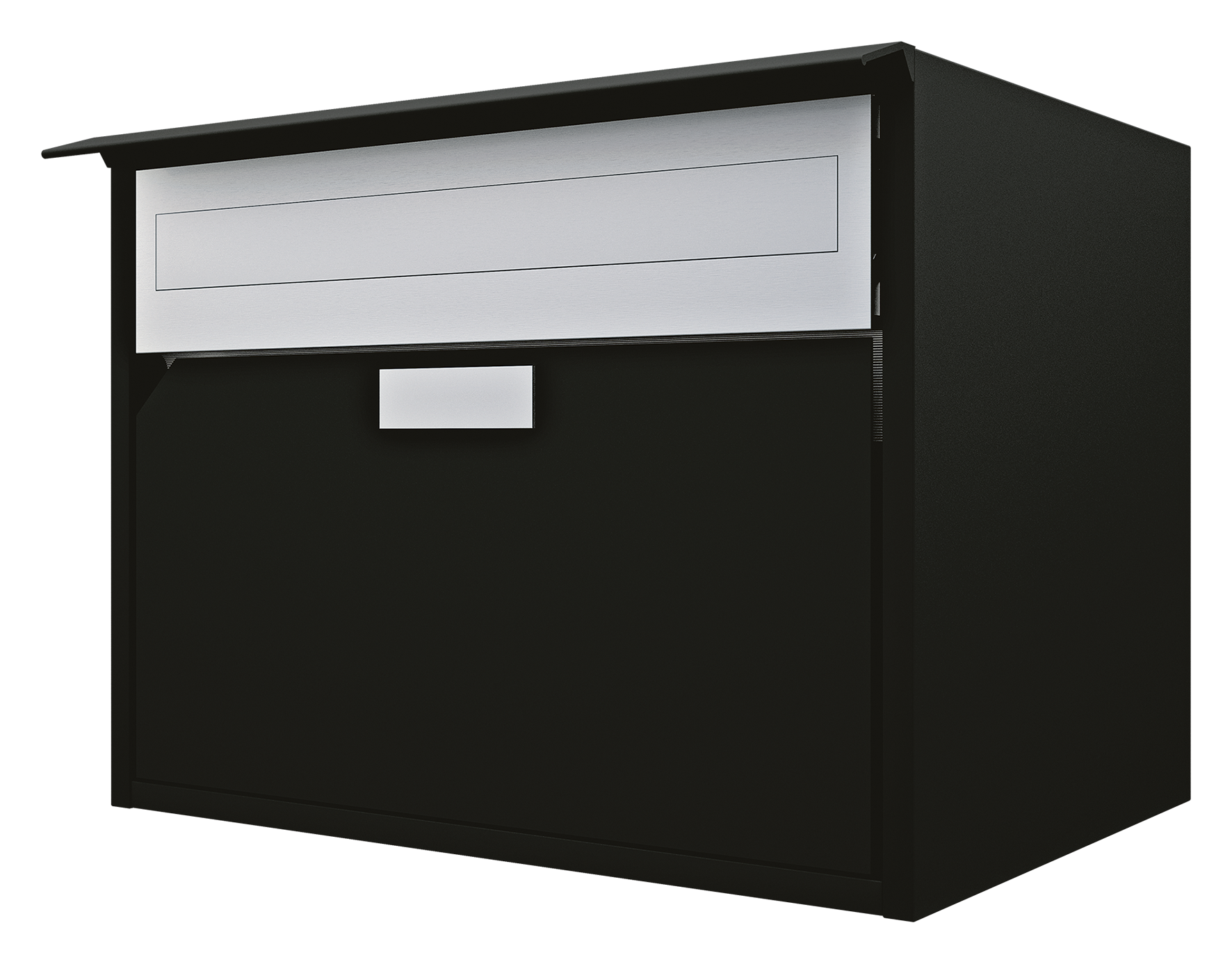 Briefkasten Alu400 schwarz Briefkasten Alu400 schwarz