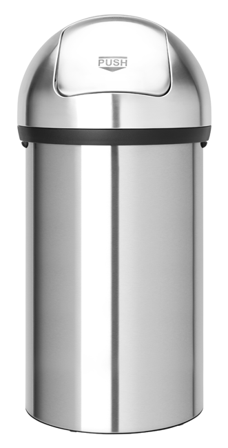 Abfallbeh.PushBin mattsteel60l Abfallbeh.PushBin mattsteel60l