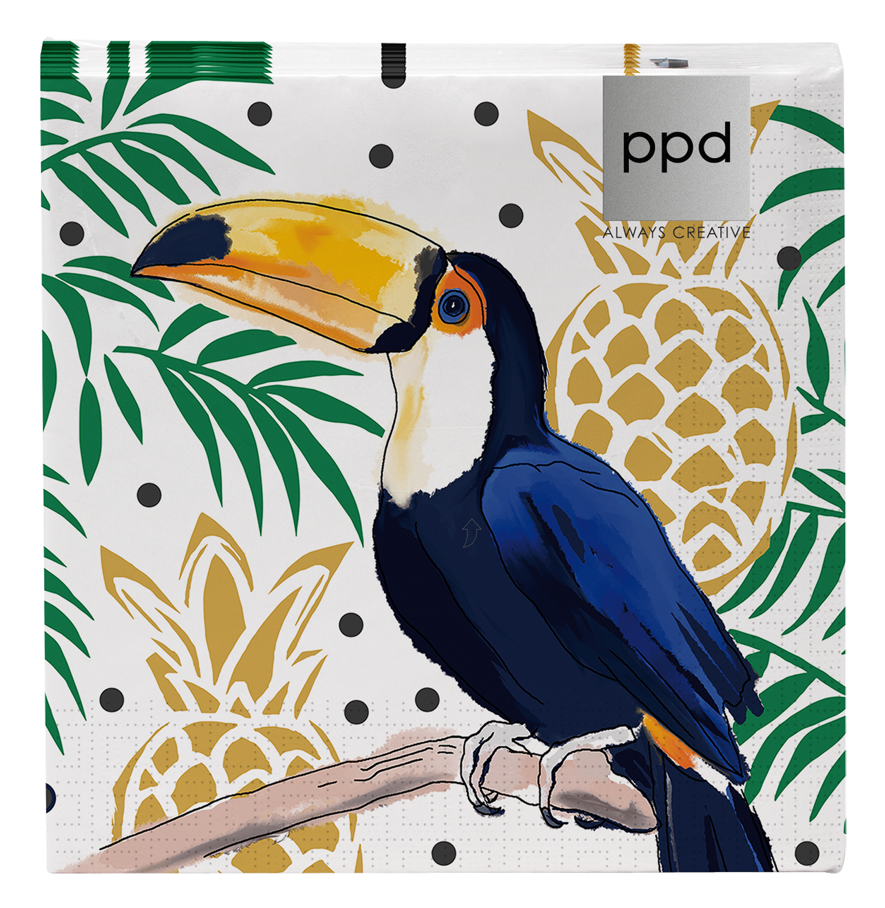 Servietten TropicalTucan 33x33 Servietten TropicalTucan 33x33