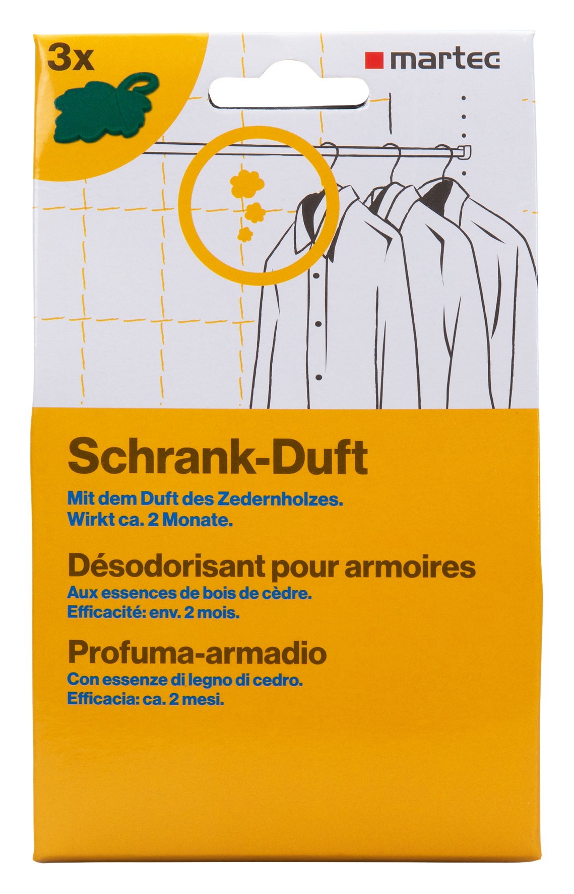 Schrankduft Zedernholz 3St Schrankduft Zedernholz 3St