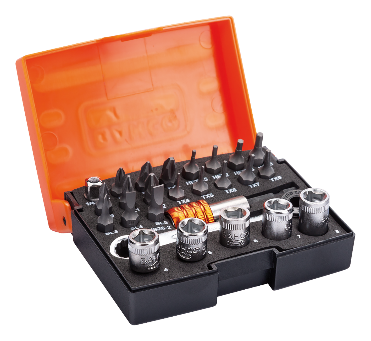 Steckschlüsselsatz 1/4" 26-tlg