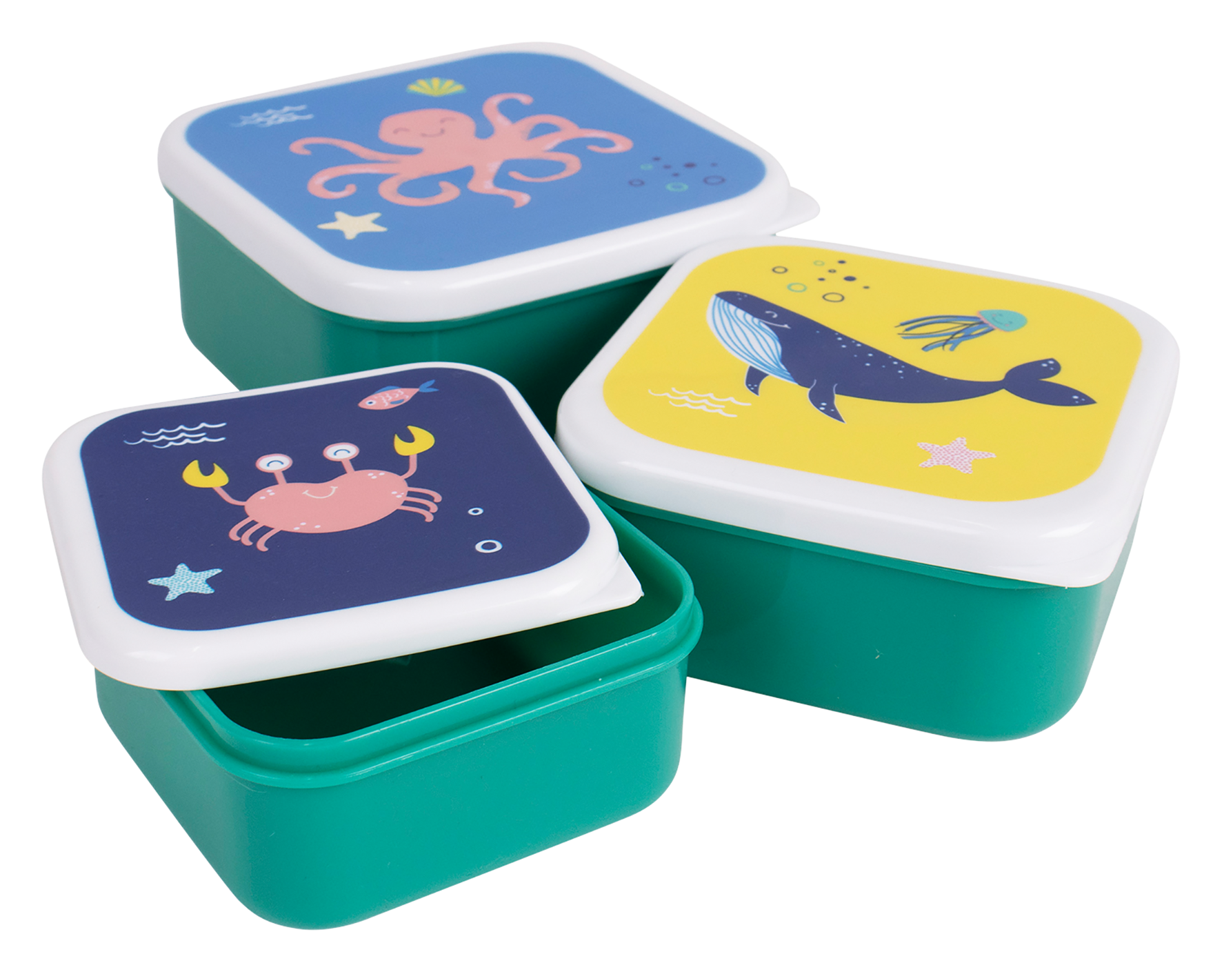 Snackbox Set 3-tlg. Ocean Snackbox Set 3-tlg. Ocean