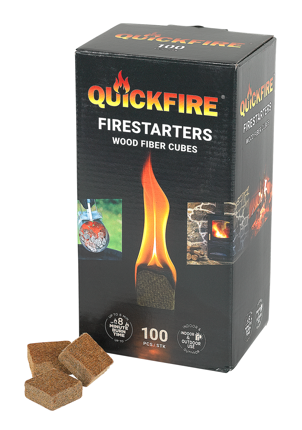 Feueranzünder 100 Zündwürfel