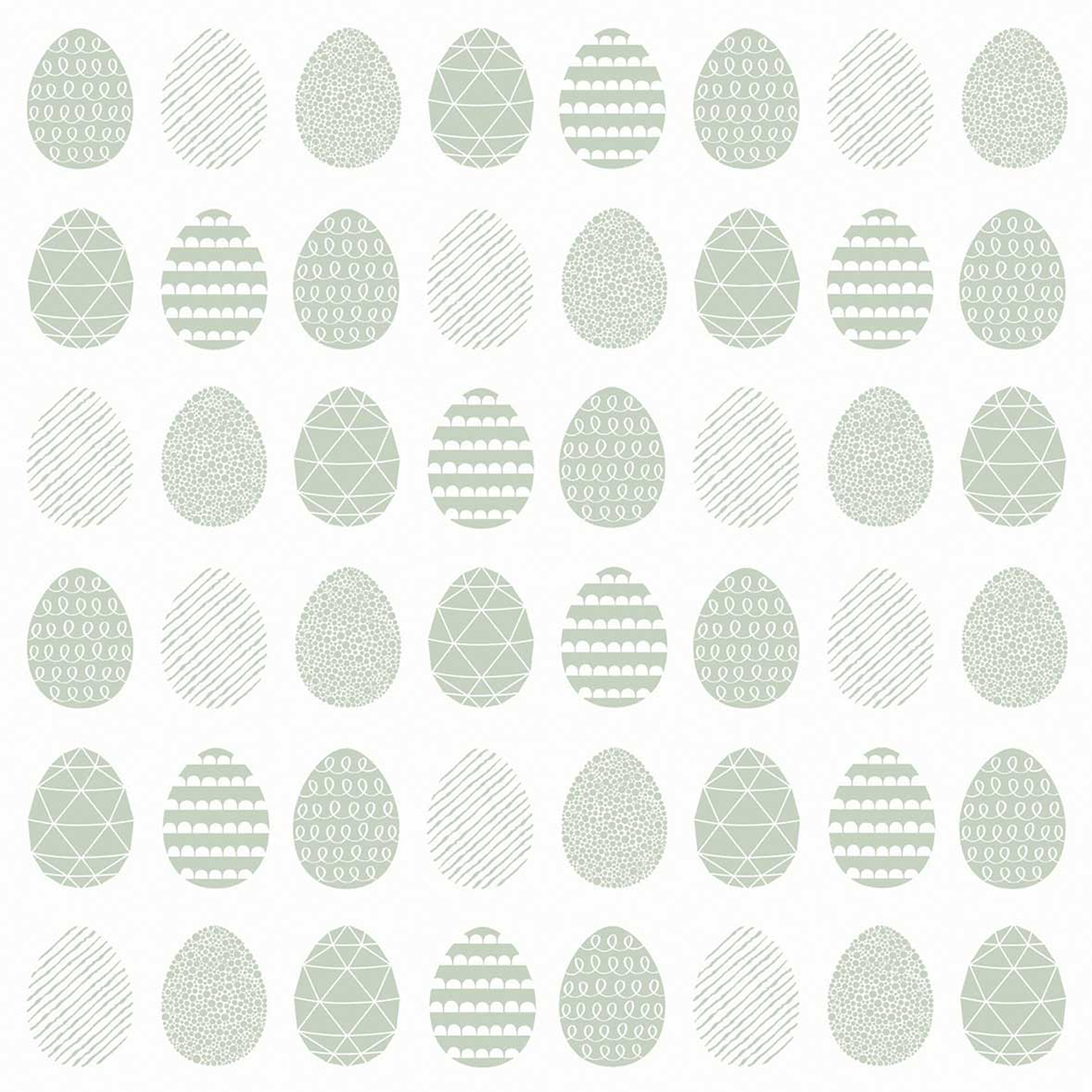 Servietten Easter Eggs green