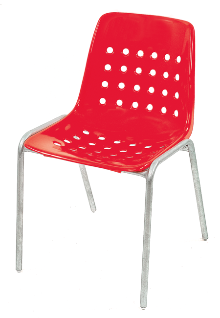 Sessel Bermuda o.Arml. rot