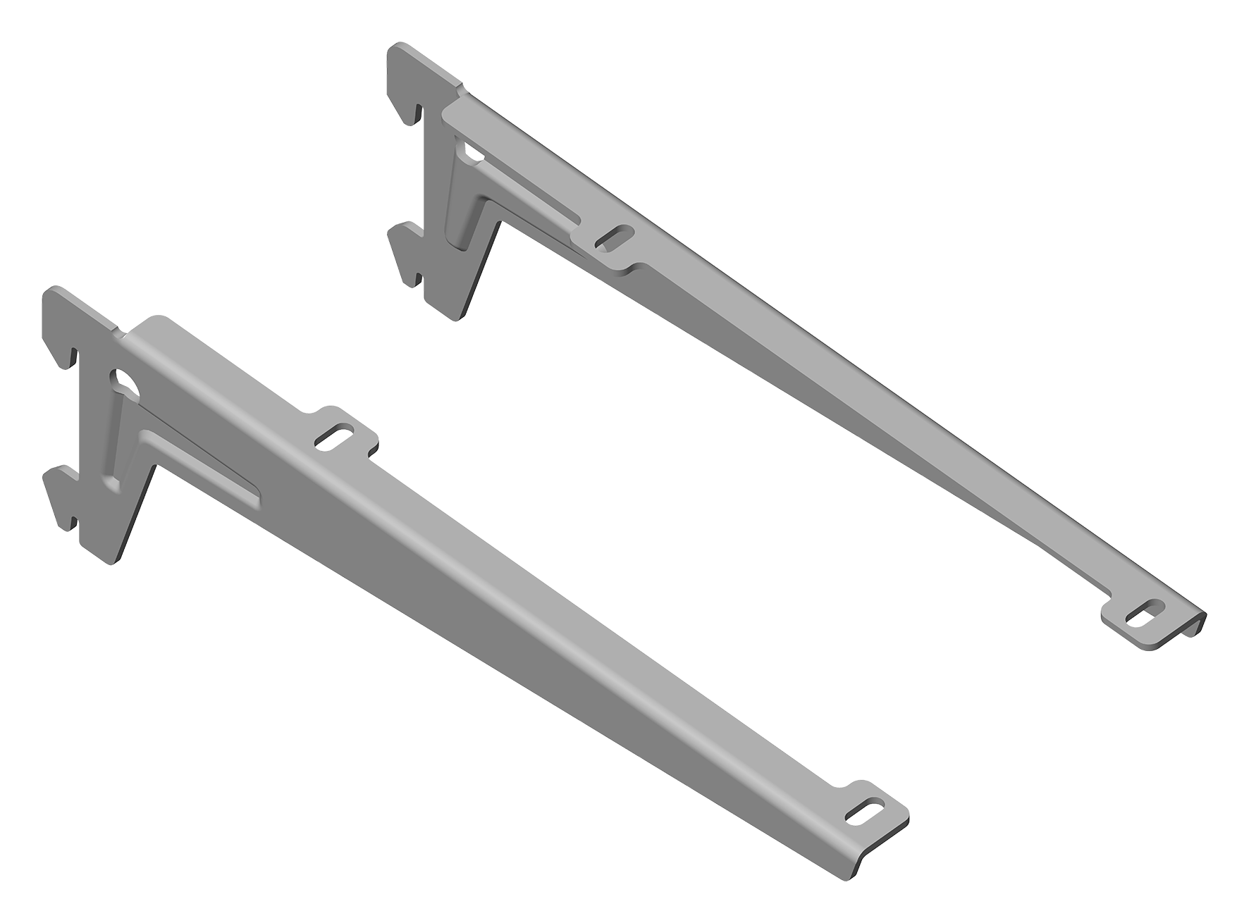 Trägerarm 55 kg 2H weissalu 23