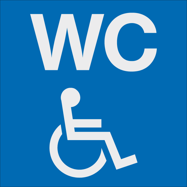 Schild WC Körperbehinderte Schild WC Körperbehinderte